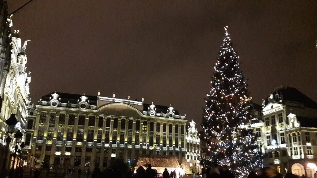 Le sapin de la Grand-Place de Bruxelles