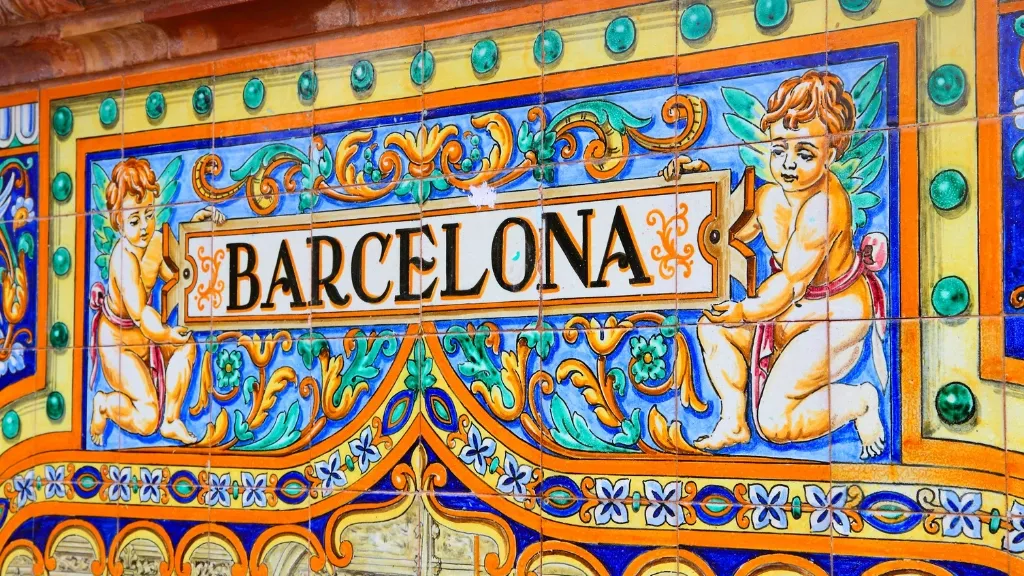Photo — Mosaique barcelone