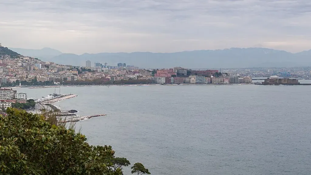 La baie de Naples et le Vésuve