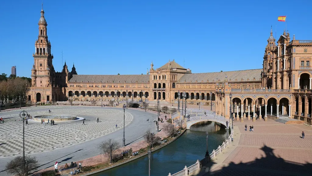 La plaza de España à Séville