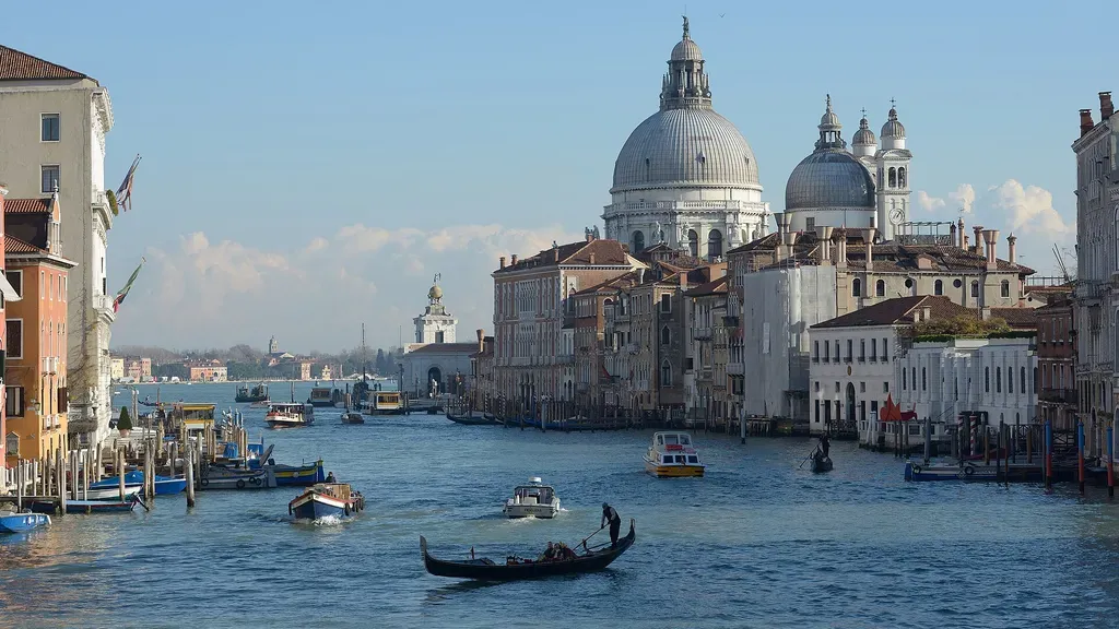 La basilique de la Salute sur le Grand Canal, Venise