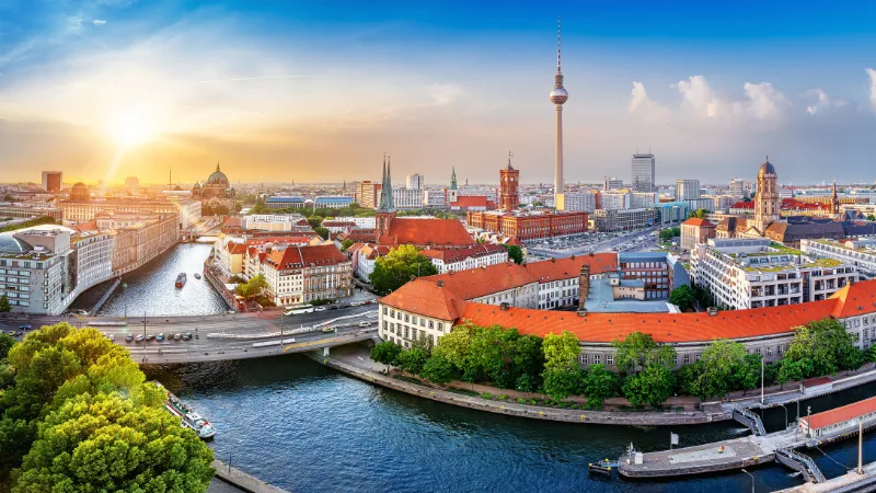 Vue panoramique sur Berlin