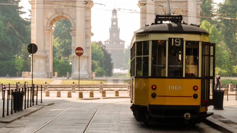 Un métro milanais