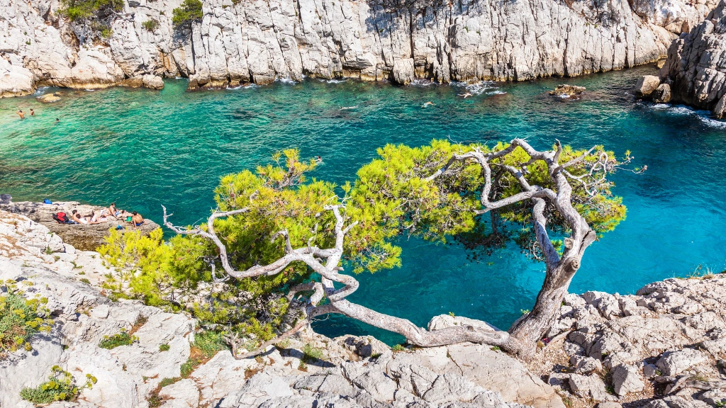 Photo des calanques à Marseille. Visiter Marseille en 2 jours