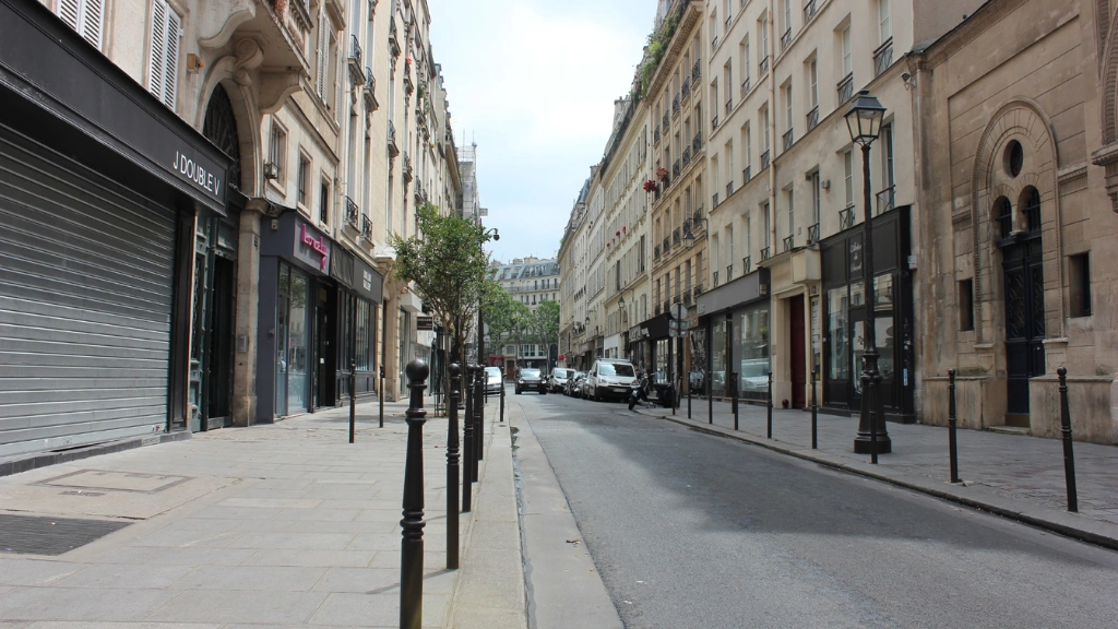 Photo des boutiques de la rue des Dames