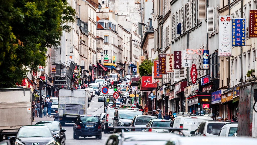 Photo des restaurants asiatiques de la rue de Belleville
