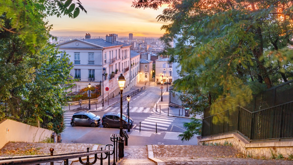 Les escaliers de Montmartre