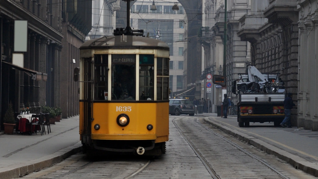 Photo du tram de Milan en Italie. Visiter Milan en 3 jours