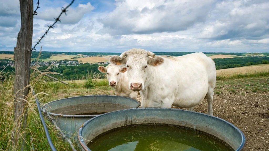 Photo des vaches à Vexin