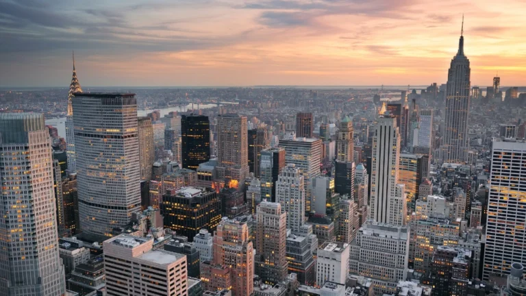 Vue panoramique de NYC