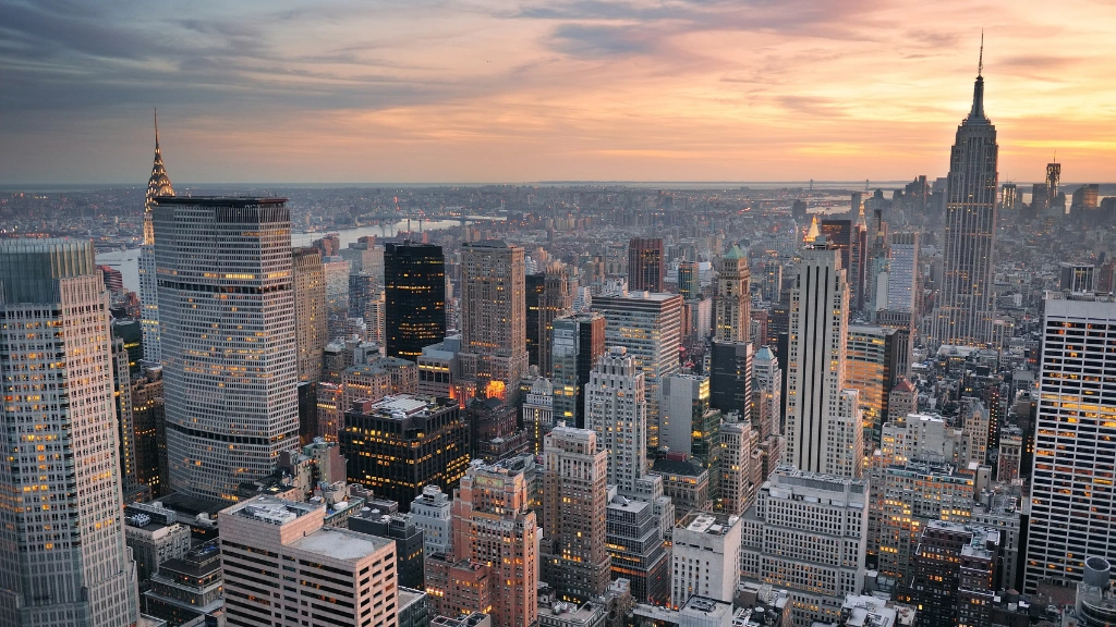 Vue panoramique de NYC