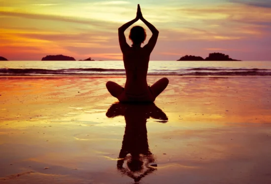 Photo Yoga week-end seule pour se ressourcer