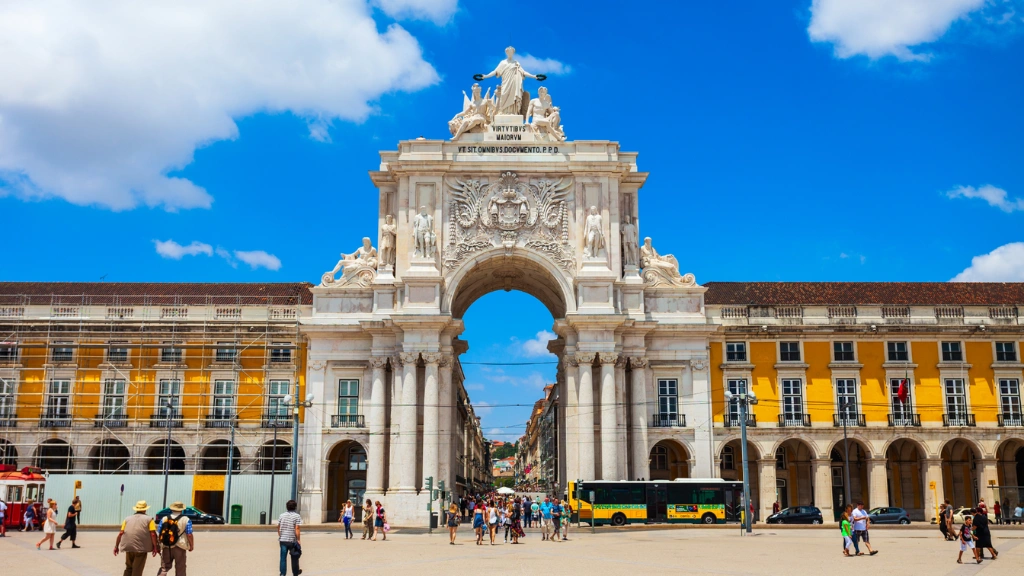 Photo de la Praça do Comércio à Lisbonne