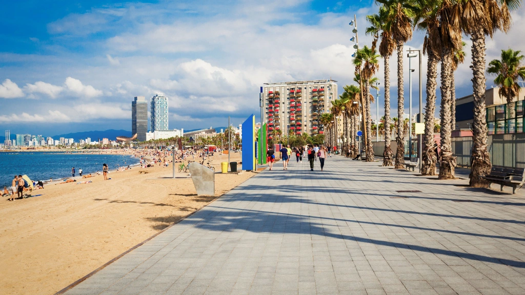 image d'une plage à barcelone